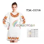 ПЖ-007а КОЛЁРОВА. Заготовка платье для вышивки