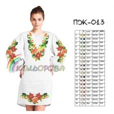 ПЖ-013 КОЛЁРОВА. Заготовка платье для вышивки