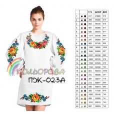 ПЖ-023а КОЛЁРОВА. Заготовка платье для вышивки