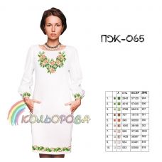 ПЖ-065 КОЛЁРОВА. Заготовка платье для вышивки