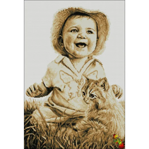 ФПК-2238 Первый друг. Схема для вышивки бисером Феникс