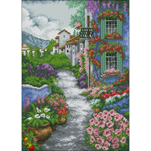 ФПК-3310 Италия в цвету Схема для вышивки бисером Феникс