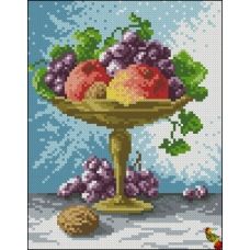 ФПК-4124 Бронзовая ваза фруктов. Схема для вышивки бисером Феникс