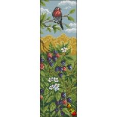 ФПК-4153 Певчая птица лета - малиновка Схема для вышивки бисером Феникс