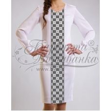 ПЛ-049-1  Заготовка женского платья белого.Барвыста Вышиванка