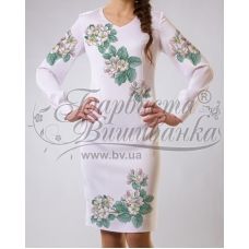 ПЛ-052-1  Заготовка женского платья белого.Барвыста Вышиванка