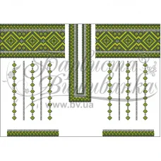 ПЛ-076 Заготовка женского платья белого.Барвыста Вышиванка