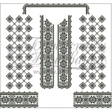 ПЛ-077 Заготовка женского платья белого.Барвыста Вышиванка