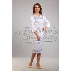 ПЛ-088 Заготовка женского платья белого.Барвыста Вышиванка