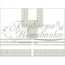 ПЛ-106 Заготовка женского платья белого.Барвыста Вышиванка