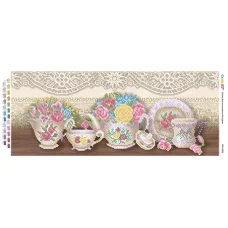 ПМ-4093 Сервиз Прованс. Схема для вышивки бисером ТМ Сяйво