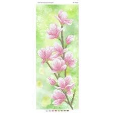 ПМ-4019 Весенние цветы на зеленом фоне. Схема для вышивки бисером ТМ Сяйво