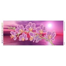 ПМ-4033 Орхидея на розовом фоне. Схема для вышивки бисером ТМ Сяйво