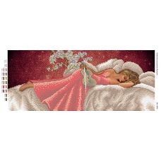 ПМ-4050 Спящая девушка. Схема для вышивки бисером ТМ Сяйво