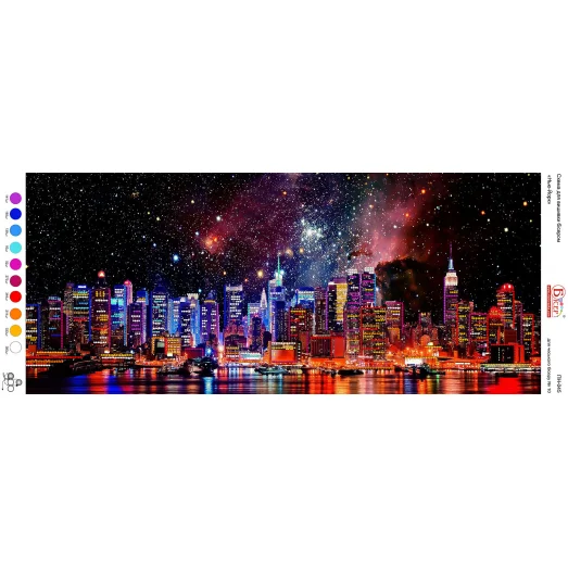 ПН-045 (23*53) Нью-Йорк. Схема для вышивки бисером ТМ Вышиванка