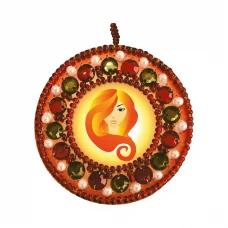 РВ2067 Бисерная подвеска Дева. Набор для вышивки бисером Нова Слобода