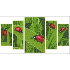 ПКТ-5037 Полиптих Микрокосмос. Схема для вышивки бисером Феникс