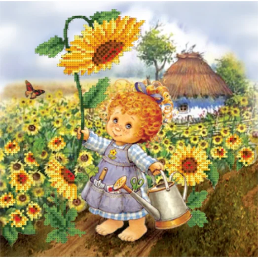 БИС-2011 Маленькая помощница. Схема для вышивки бисером Арт Лар