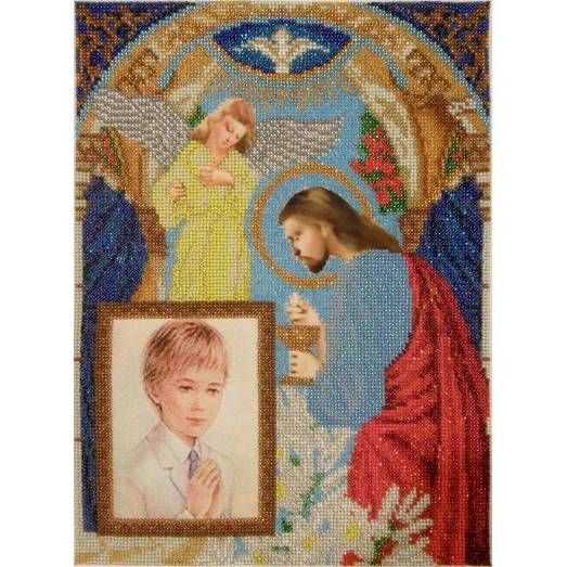 ППХ Первое причастие (мальчику). Схема для вышивки бисером БС Солес