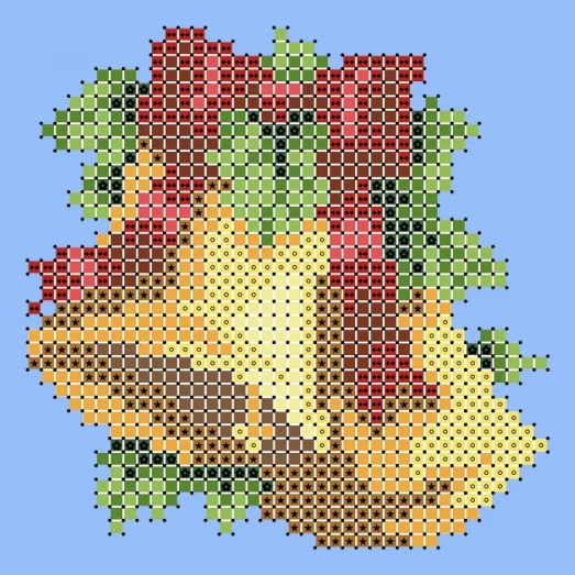 ФЧК-6100 Праздничные колокольчики. Схема для вышивки бисером Феникс