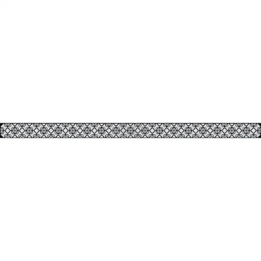 ПСд-049 Бисерная заготовка пояс черный.Барвыста Вышиванка