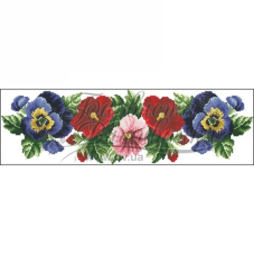 ПС-351 Бисерная заготовка пояс. Барвыста Вышиванка