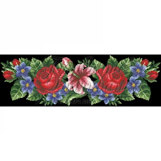 ПСд-361 Бисерная заготовка пояс. Барвыста Вышиванка