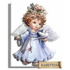РТ130019 Ангел в голубом. Техника Папертоль. Тела Артис