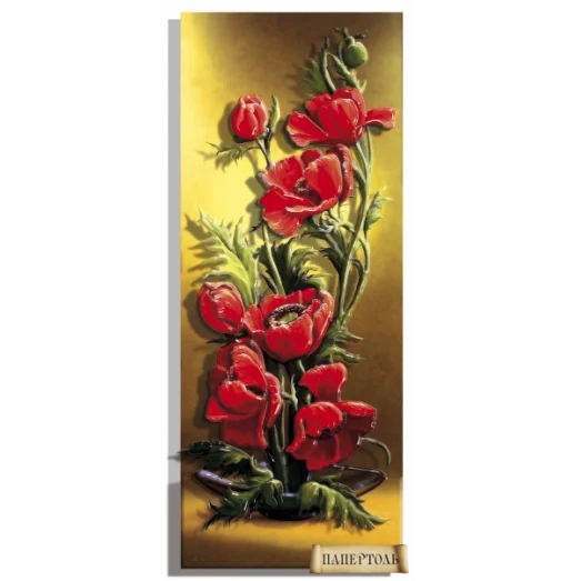 РТ150256 Изящные маки. Техника Папертоль. Тела Артис