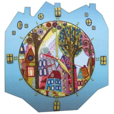 РТ6514 Красочный город. Набор для вышивки крестом Нова Слобода