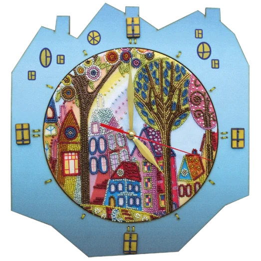 РТ6514 Красочный город. Набор для вышивки крестом Нова Слобода