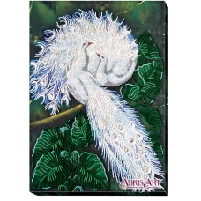 АВ-398 Белоснежный символ счастья. Набор для вышивки бисером. Абрис Арт