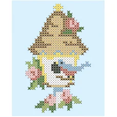 ФЧК-6072 Птичий домик. Схема для вышивки бисером Феникс