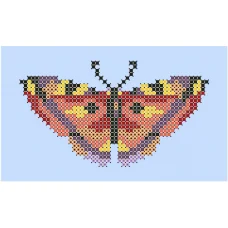 ФЧК-6085 Пёстрая бабочка. Схема для вышивки бисером Феникс