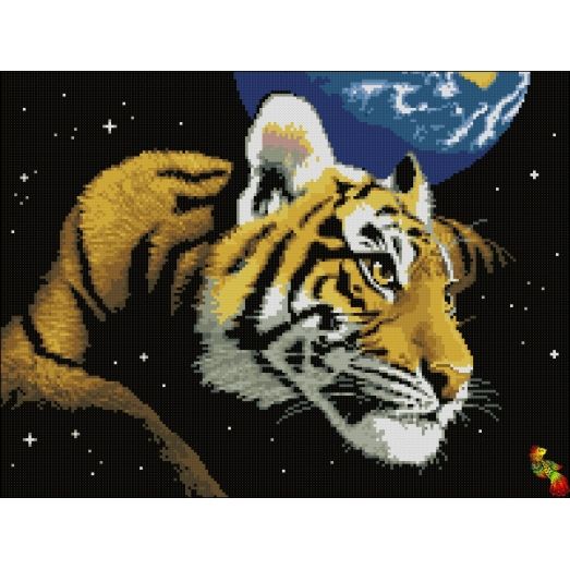 ФПК-3256 Тигр в мечтах. Схема для вышивки бисером Феникс