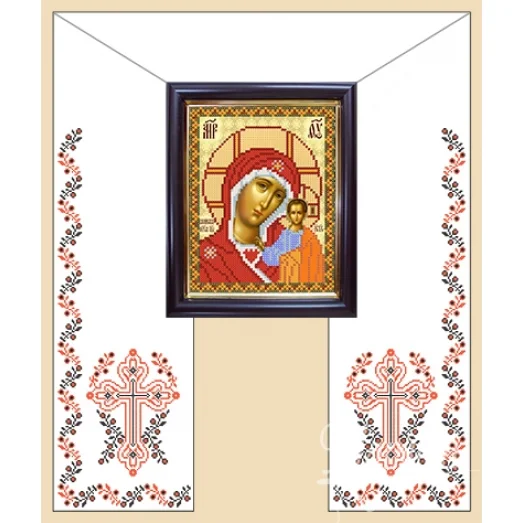 РБ-4004 Рушник под икону для вышивки. ТМ Маричка