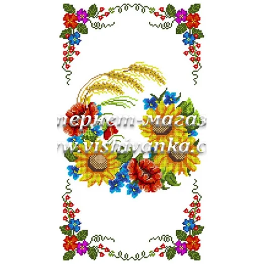 РБП-040 Рушник к Спасу для вышивки бисером или нитками. ТМ Вышиванка