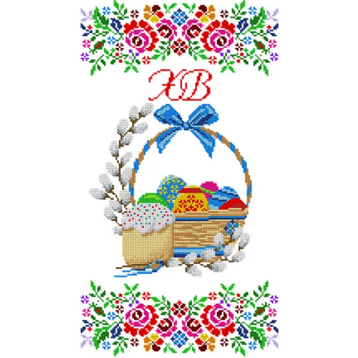 РБП-070 Рушник пасхальный для вышивки бисером или нитками. ТМ Вышиванка