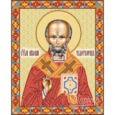 РИК-003 Св. Николай Чудотворец. Схема для вышивки бисером. ТМ Маричка