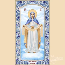 РИК-2-005 Покров Пресвятой Богородицы. Схема для вышивки бисером. ТМ Маричка