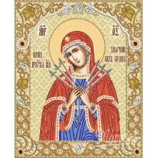 РИК-3-031 Икона Божией Матери Умягчение злых сердец. Схема для вышивки бисером. ТМ Маричка