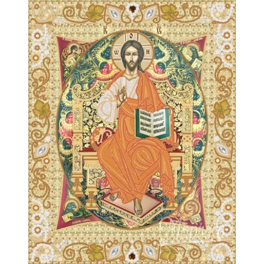 РИК-3-036 Спас в силах. Схема для вышивки бисером. ТМ Маричка