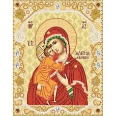 РИК-4024 Феодоровская икона Божией Матери. Схема для вышивки бисером ТМ Маричка
