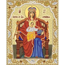 РИК-4068 Пресвятая Богородица Державная. Схема для вышивки бисером. ТМ Маричка
