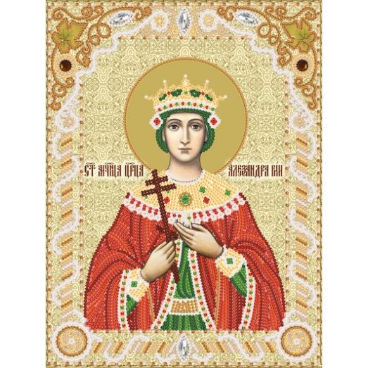 РИК-4201 Св. Мч.Царица Александра. Схема для вышивки бисером ТМ Маричка