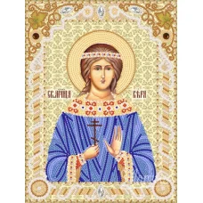 РИК-4213 Св. Мч. Вера. Схема для вышивки бисером ТМ Маричка