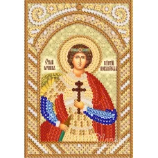 РИК-6024 Св. Вмч. Георгий Победоносец (Юрий). Схема для вышивки бисером ТМ Маричка