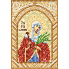 РИК-6109 Св. Мч. Валентина. Схема для вышивки бисером ТМ Маричка