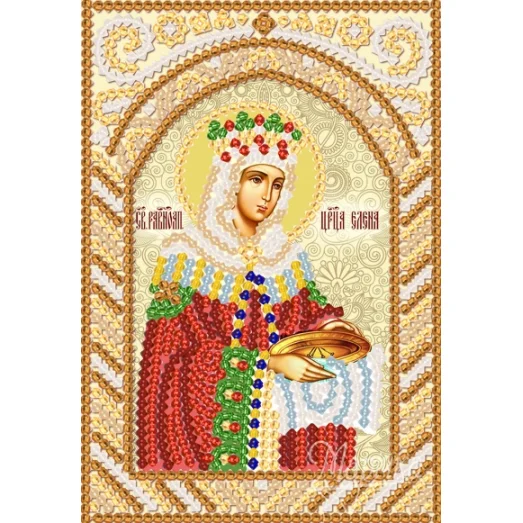 РИК-6121 Св. Равноап. Царица Елена. Схема для вышивки бисером ТМ Маричка