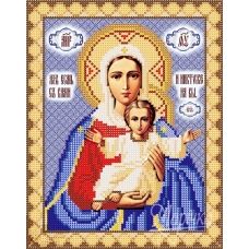 РИП-028 Леушинская икона Божией Матери . Схема для вышивки бисером ТМ Маричка